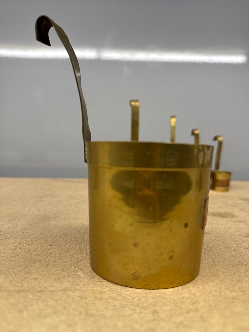 Mesures À Lait – Sans Marque – Cuisine – Set Vintage En Laiton
