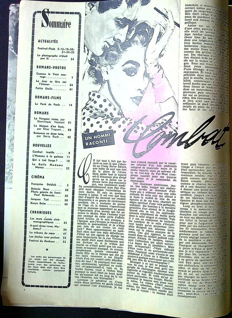 Magazine Festival – N° 639 – Cinéma – Édition 1962