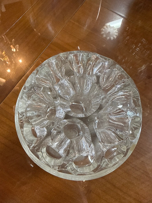 Pique-fleurs – Vmc Reims – Décoration – Vintage en verre et étain
