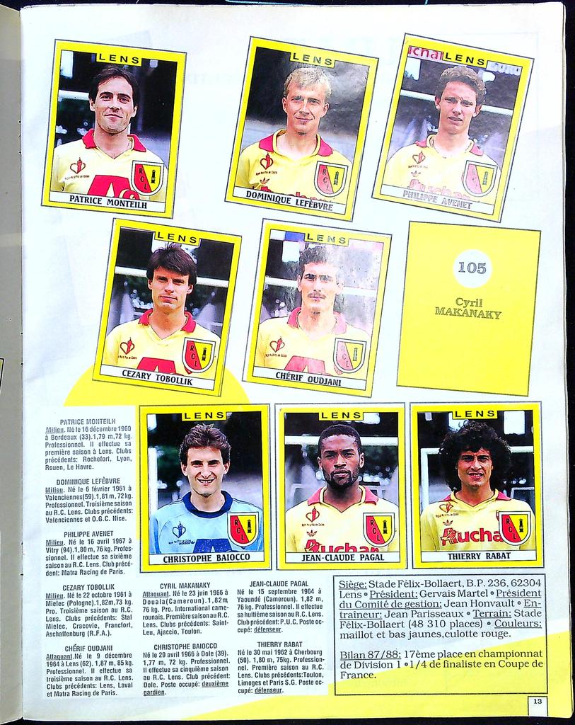 Album Panini Foot 89