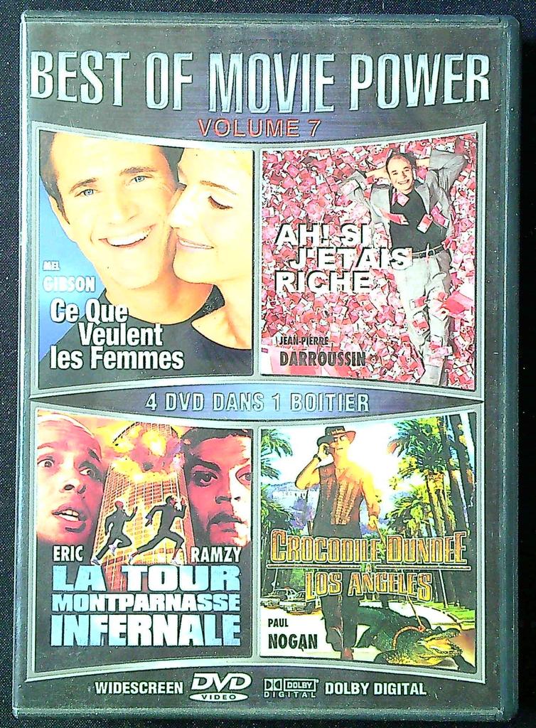 Coffret Dvd – Best of Movie Power Vol 7 – Dvd – 4 films comédies