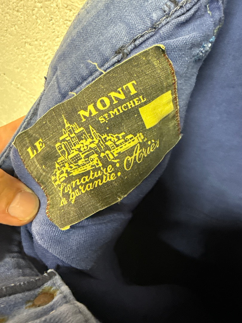 Pantalon de travail Le Mont St Michel – Bleu vintage