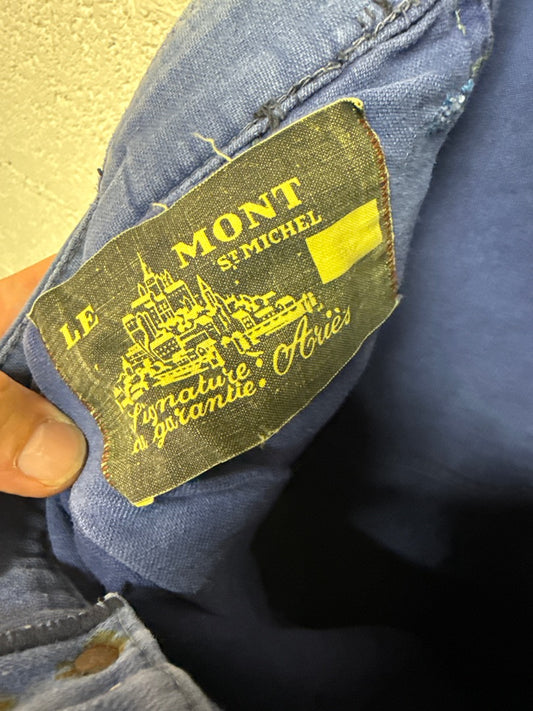 Pantalon de travail Le Mont St Michel – Bleu vintage