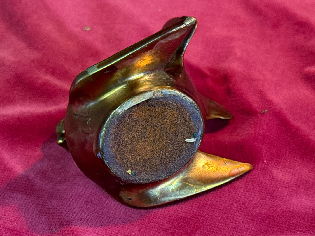 Oiseau en laiton – Vintage – Bibelot – Doré