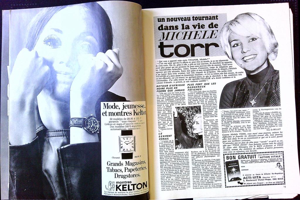 Magazine – Mlle Âge Tendre N°45 – Vintage – Twiggy