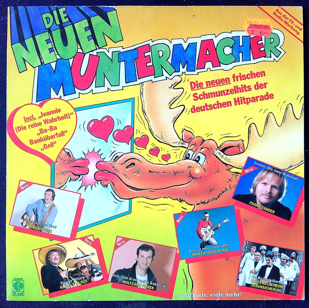 Vinyle die Neuen Muntermacher Compilation K-tel 1986