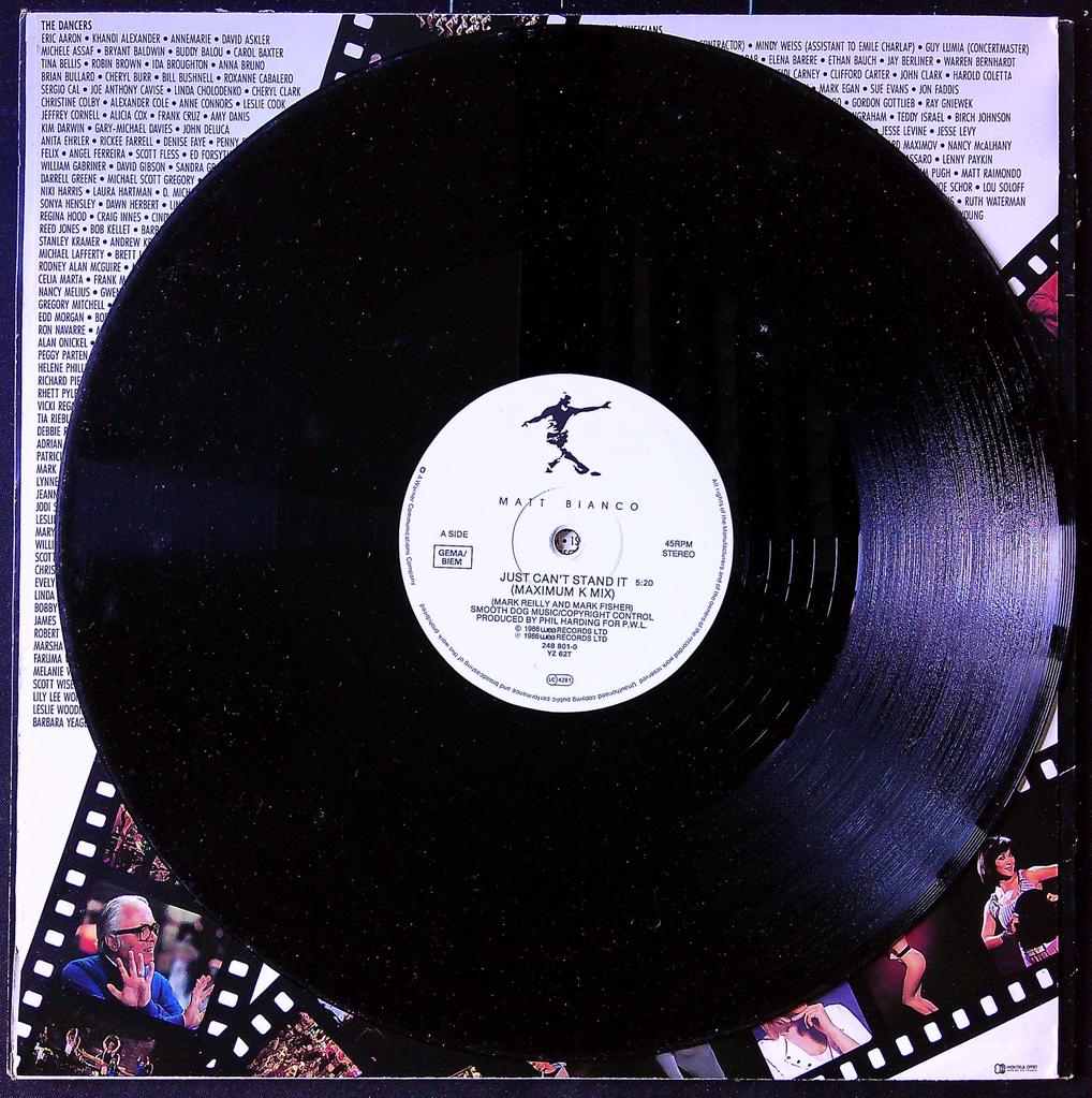 Vinyle Maxi 45t Matt Bianco Just Cant Stand It