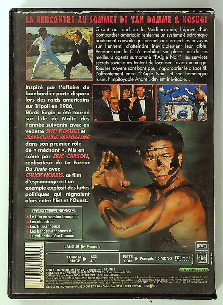 Dvd Black Eagle - L'arme absolue - Jean-claude Van Damme