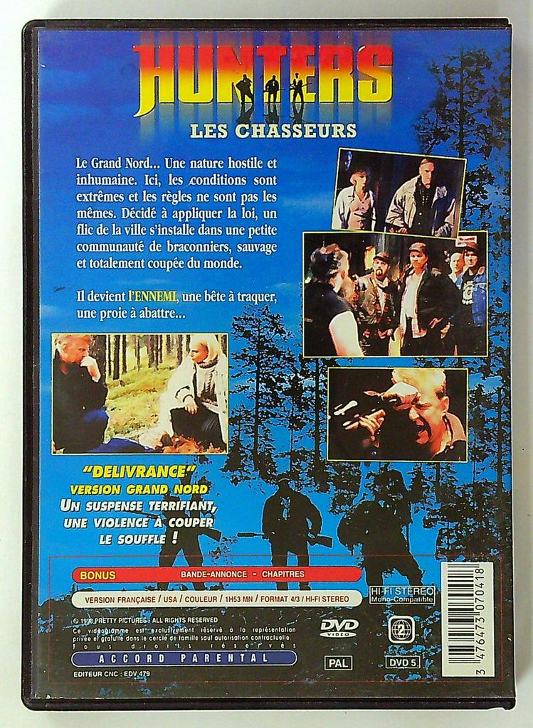 Dvd Hunters - Les Chasseurs thriller K. Sundvall Vf