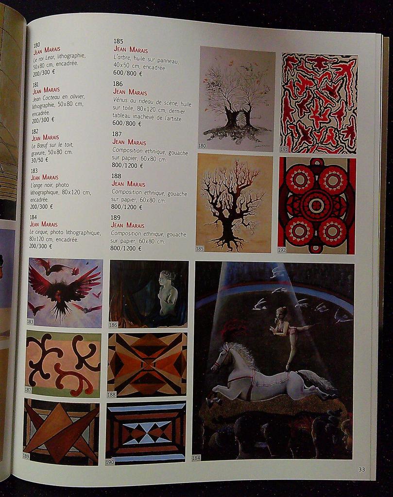 Catalogue – Cocteau Marais – Livre – Arts Talents