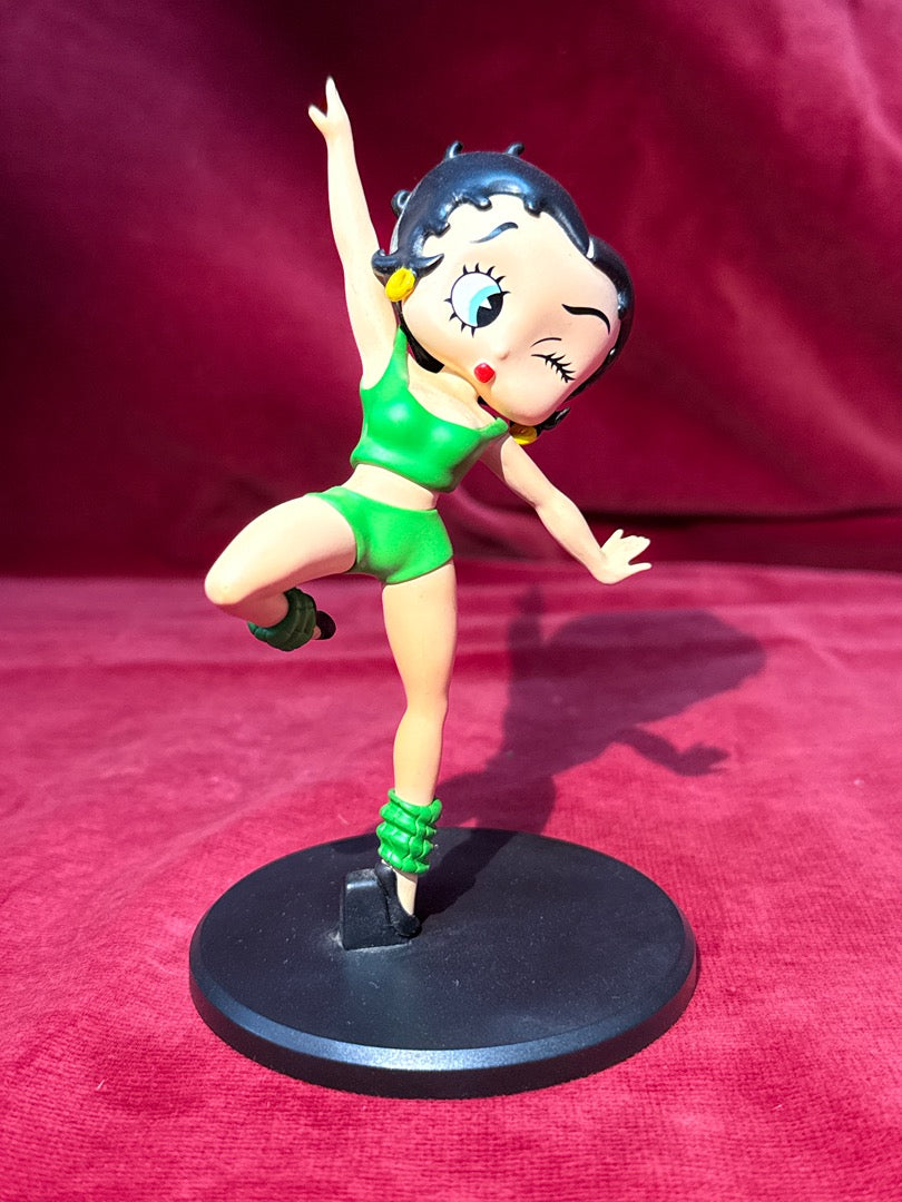 Figurine Betty Boop danseuse verte Fleischer Studios
