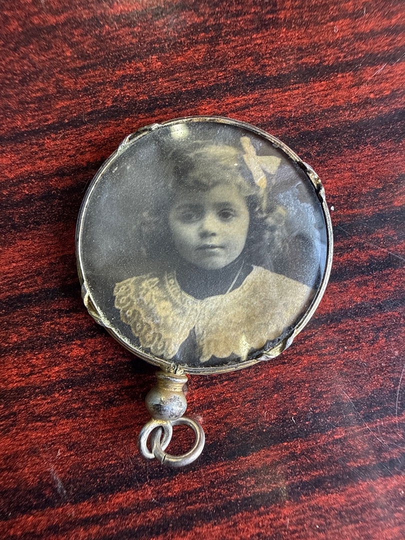 Médaillon – Pendentif – Vintage double face argent