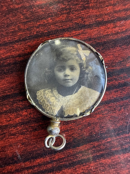 Médaillon – Pendentif – Vintage double face argent