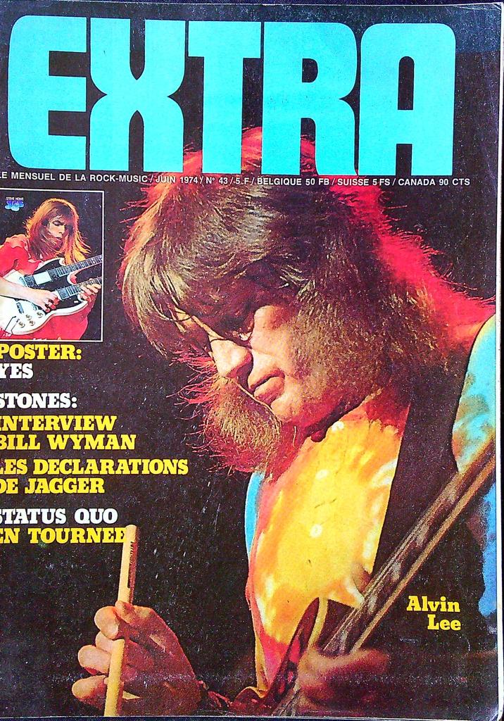 Magazine – Extra N°43 – Souvenirs De Musique – Alvin Lee Rock