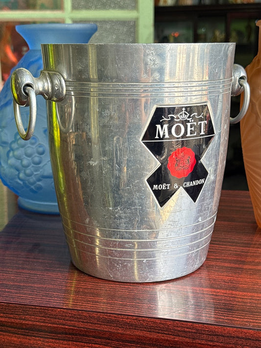 Seau à champagne – Moët & Chandon – Ustensile de bar – Argit métal argenté