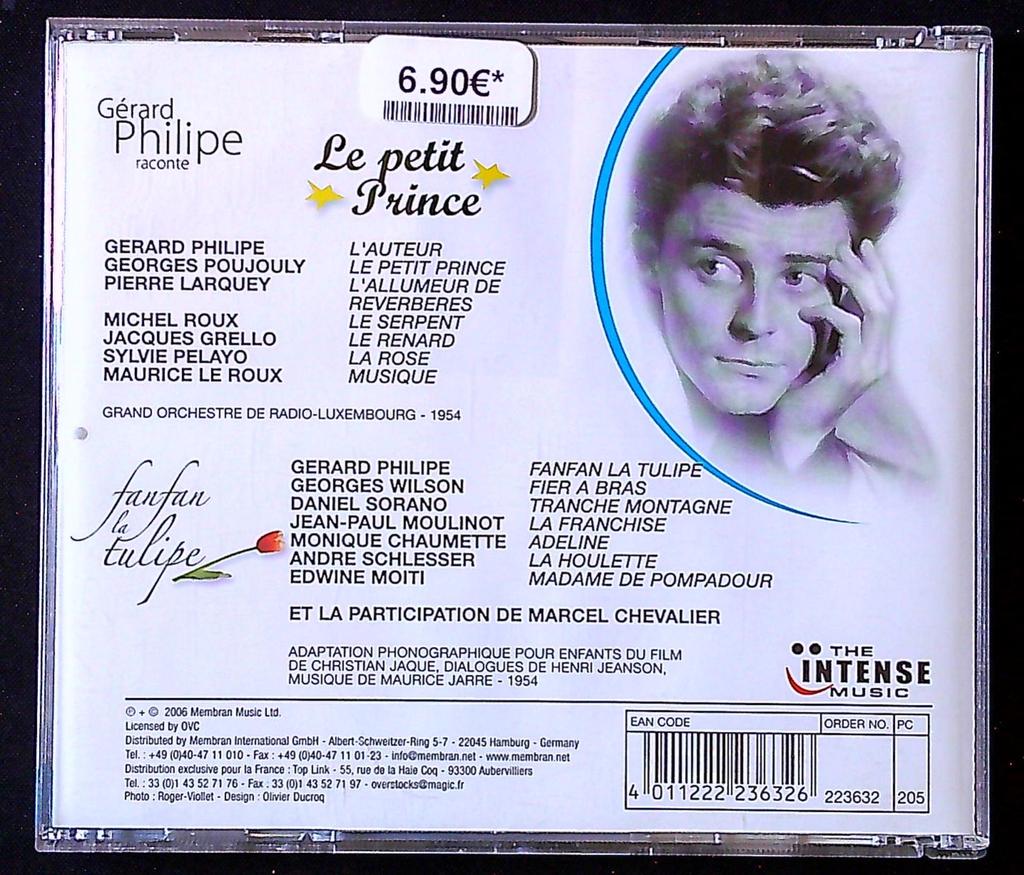 Cd Audio – Gérard Philipe – Musique – Le Petit Prince