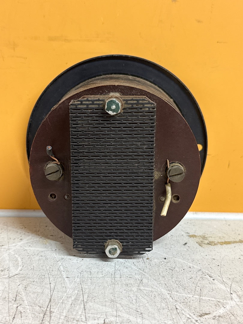 Voltmètre analogique ancien – Cadran rond vintage