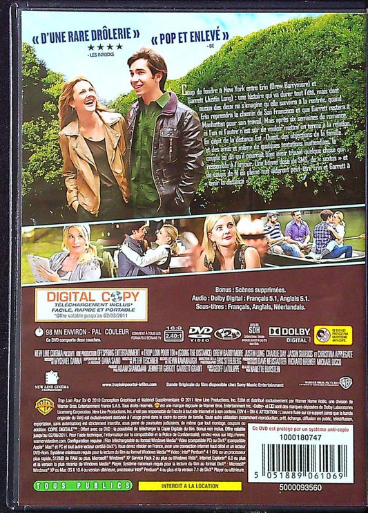 Dvd – Trop Loin Pour Toi – Cinéma – Comédie Romantique