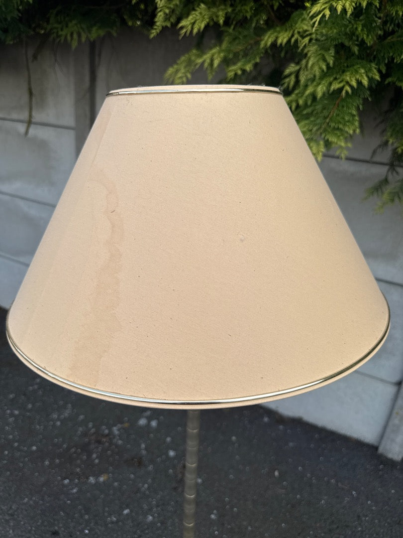Lampadaire – Vintage – Luminaire – Laiton doré imitation bambou
