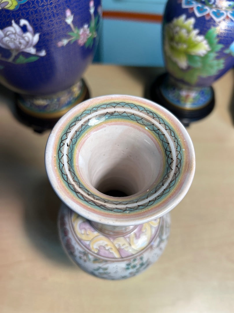 Vase – Coimbriga Portugal – Décoration – Faïence peinte main