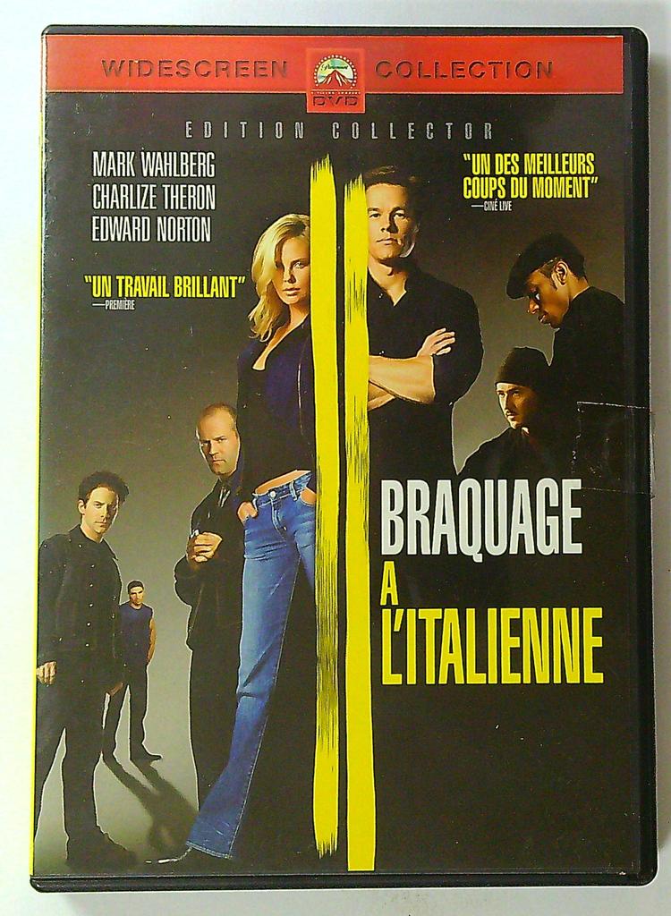 Dvd Braquage à l'italienne Édition Collector Paramount