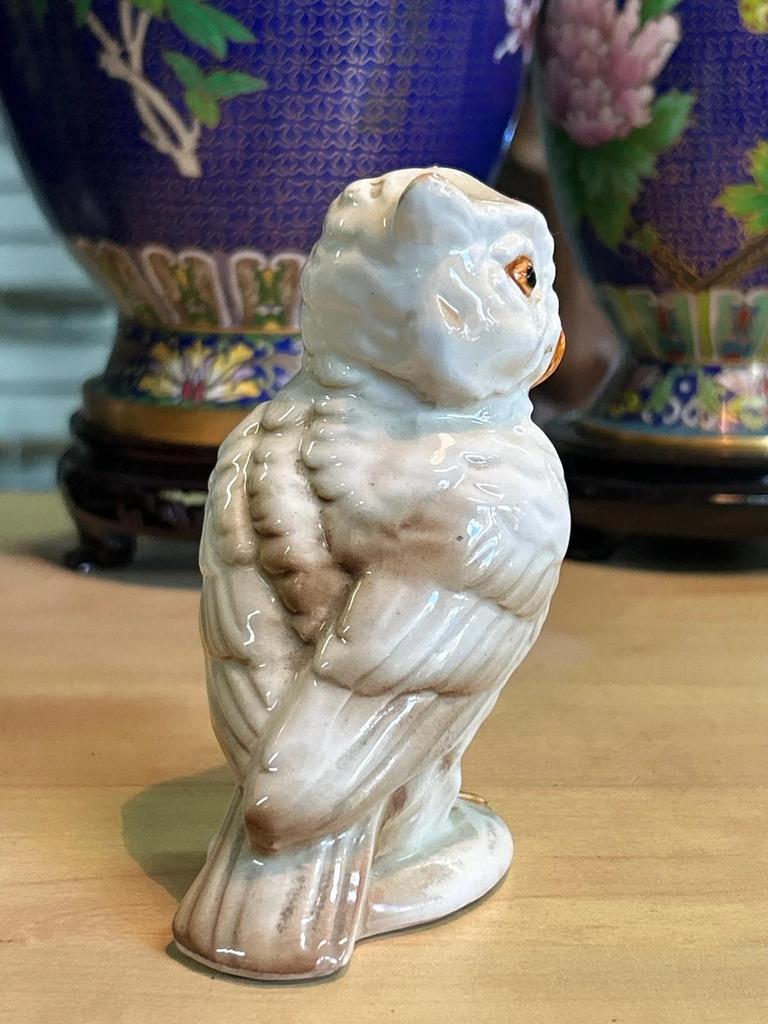 Statuette Chouette / Hibou en céramique