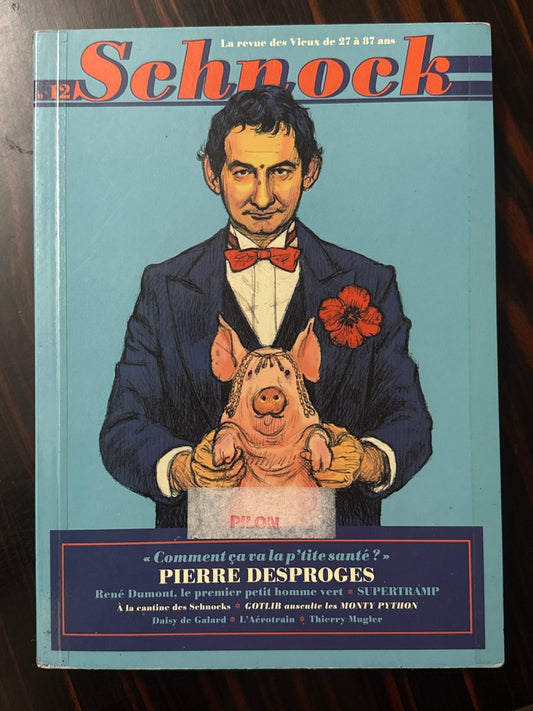 Livre Schnock N°12 – La Tengo – Non-fiction – Pierre Desproges