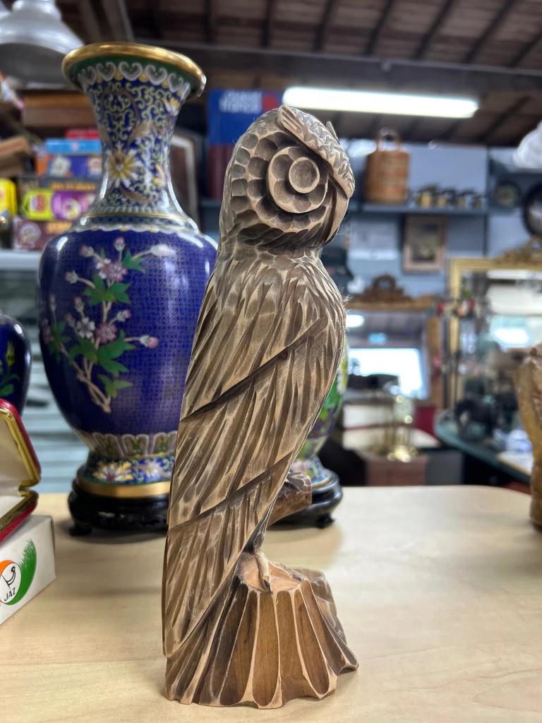 Statuette Bois Chouette / Hibou