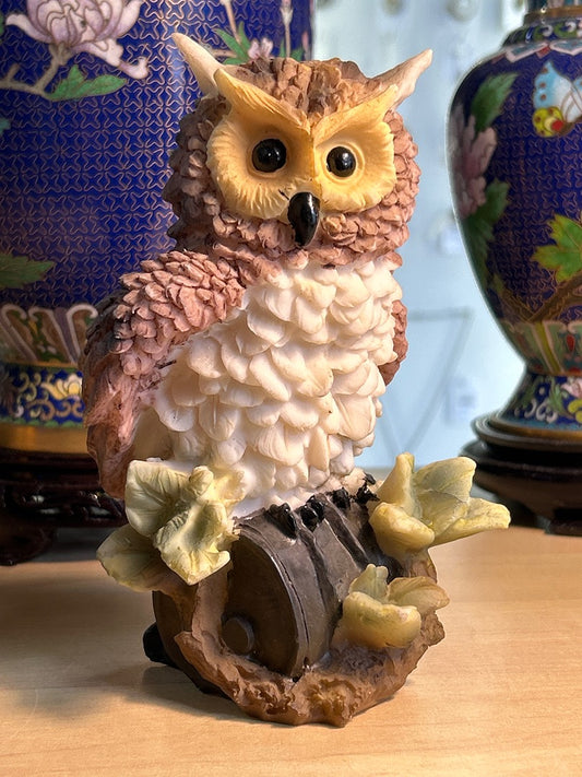 Figurine Hibou / Chouette Résine