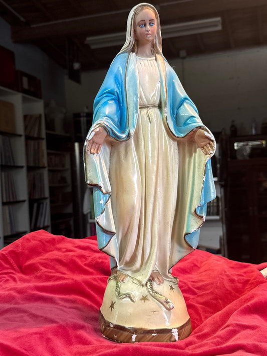 Statue Vierge Marie bleue – Ornement – Décoration