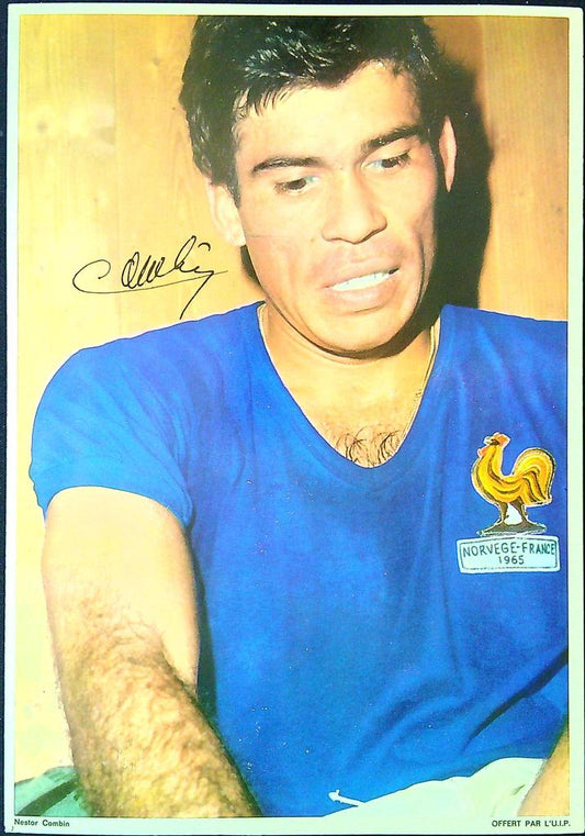 Carte Caltex Nestor Combin – Collection – Football vintage