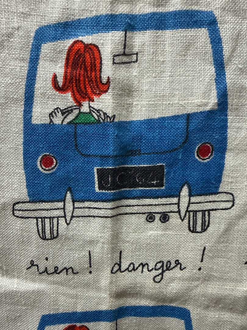 Torchon Jacques Charmoz – Code de la route au féminin