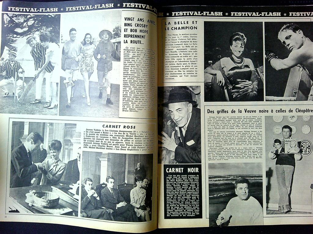 Magazine – Festival N° 646 – Presse – Cinéma Vintage 1961