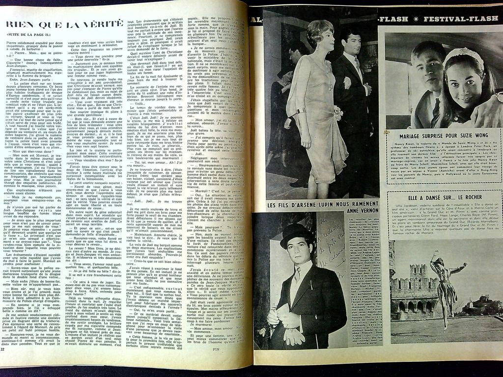 Magazine Festival N° 681 – Cinéma – Roman-photo vintage