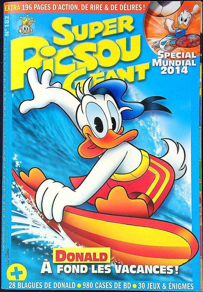 Livre – Super Picsou Géant 182 – Bd – Donald vacances