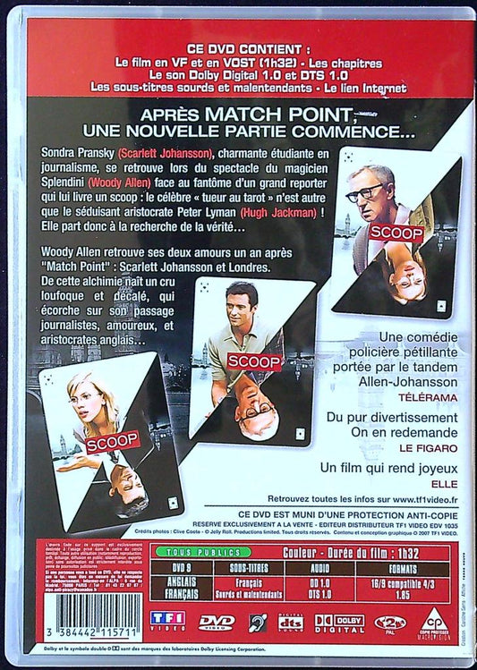 Dvd Scoop – Woody Allen – Divertissement – Scarlett Johansson