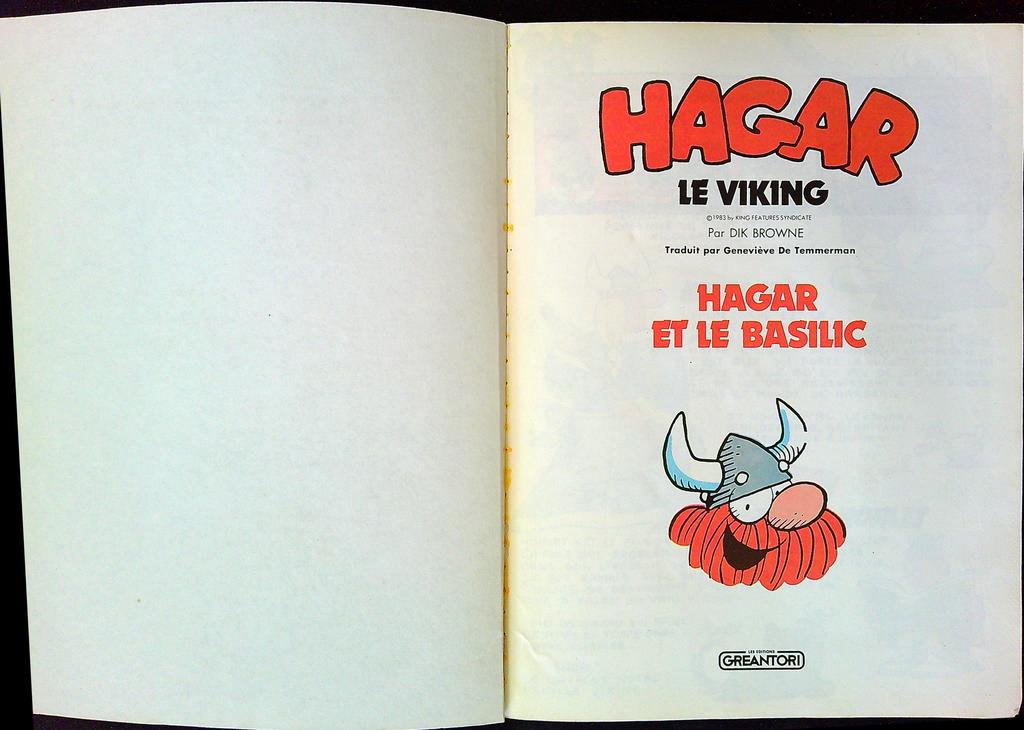 Bd – Hagar le Viking N°2 – Bd – Hagar et le basilic 1983