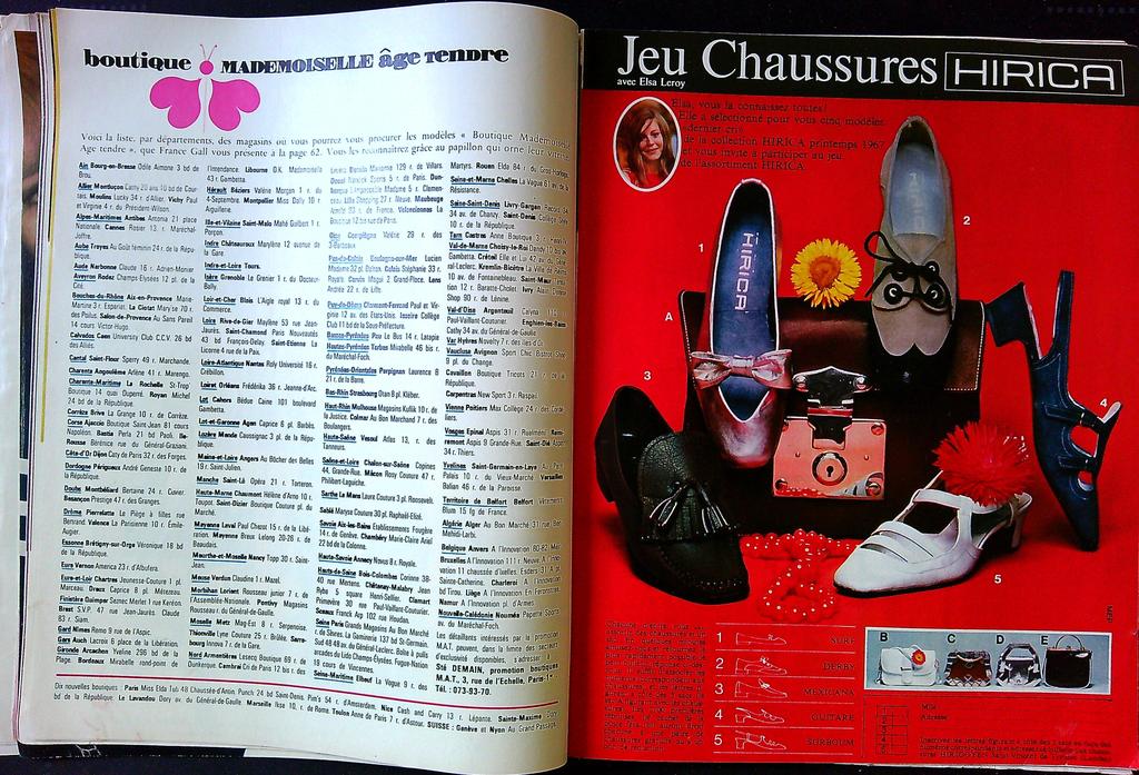 Magazine – Mademoiselle Âge Tendre Avril 1967 – Presse – Vintage