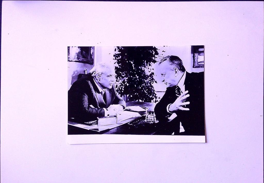Photo originale George C. Scott Marlon Brando La Formule Agip