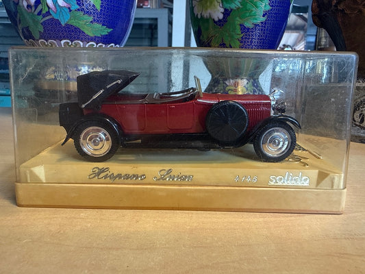 Voiture miniature – Solido – Jouets – Hispano Suiza rouge