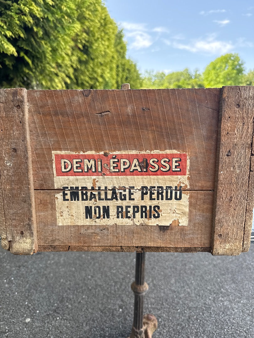 Caisse en bois – Antar – Boîte de rangement – Vintage
