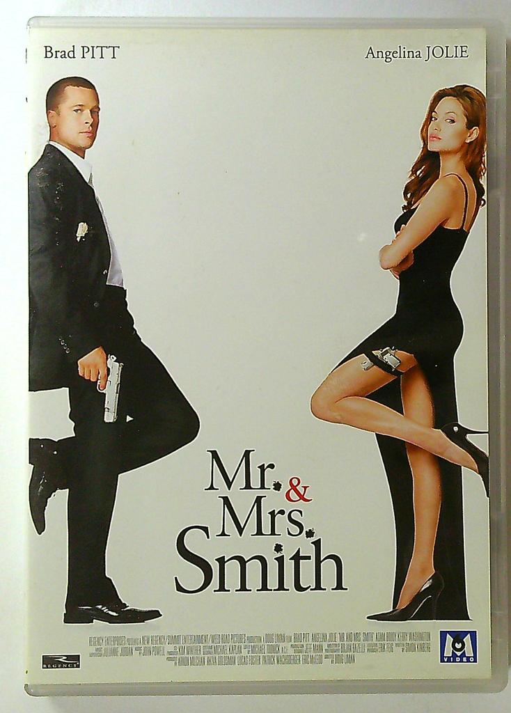 mr. & Mrs. Smith Dvd Brad Pitt Angelina Jolie