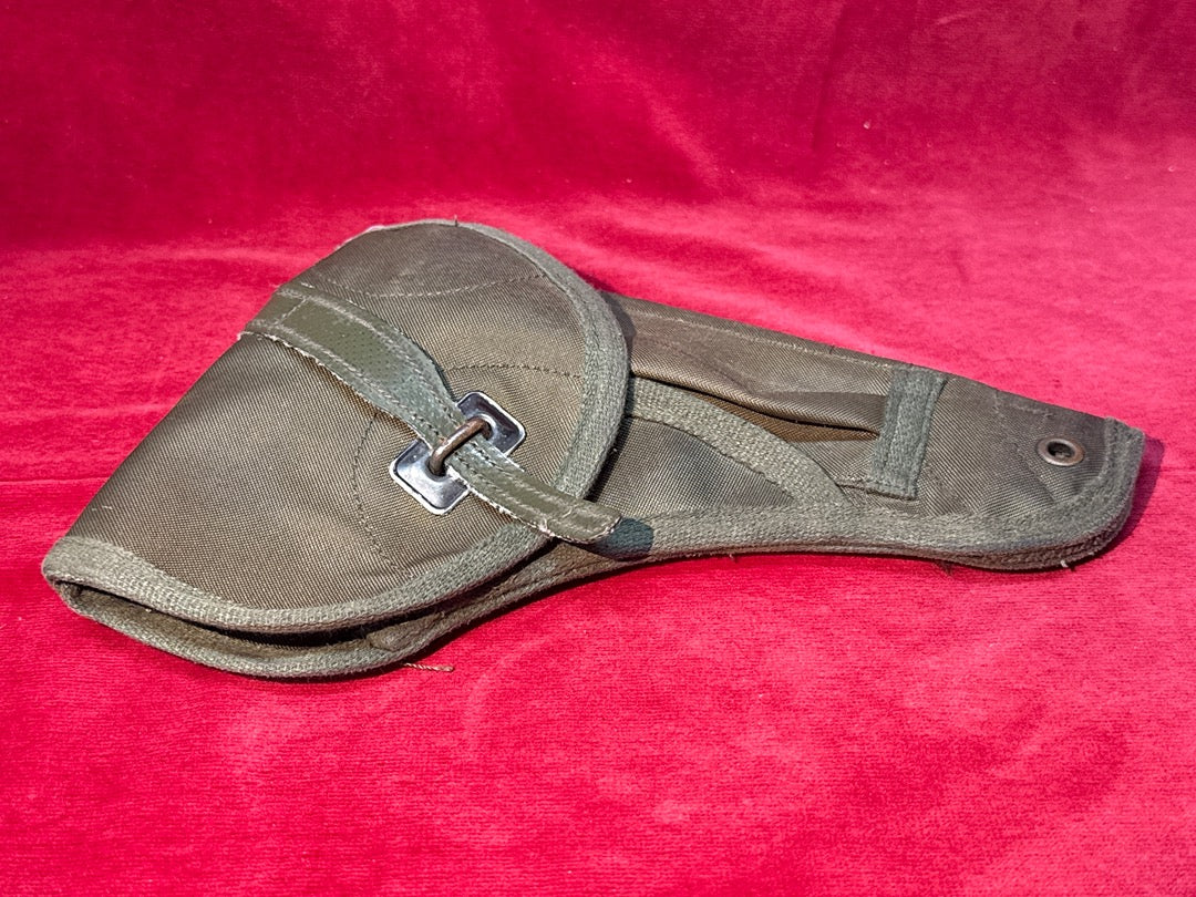 Holster militaire toile kaki Paris 1960
