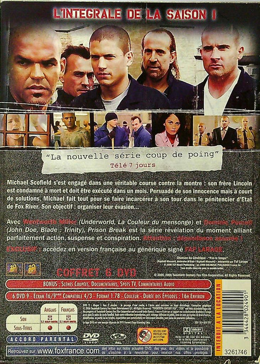 Coffret Dvd Prison Break - L'intégrale de la Saison 1
