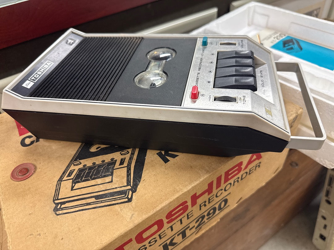Magnétophone à cassette – Toshiba Kt-290 – Hi-fi – Vintage en boîte