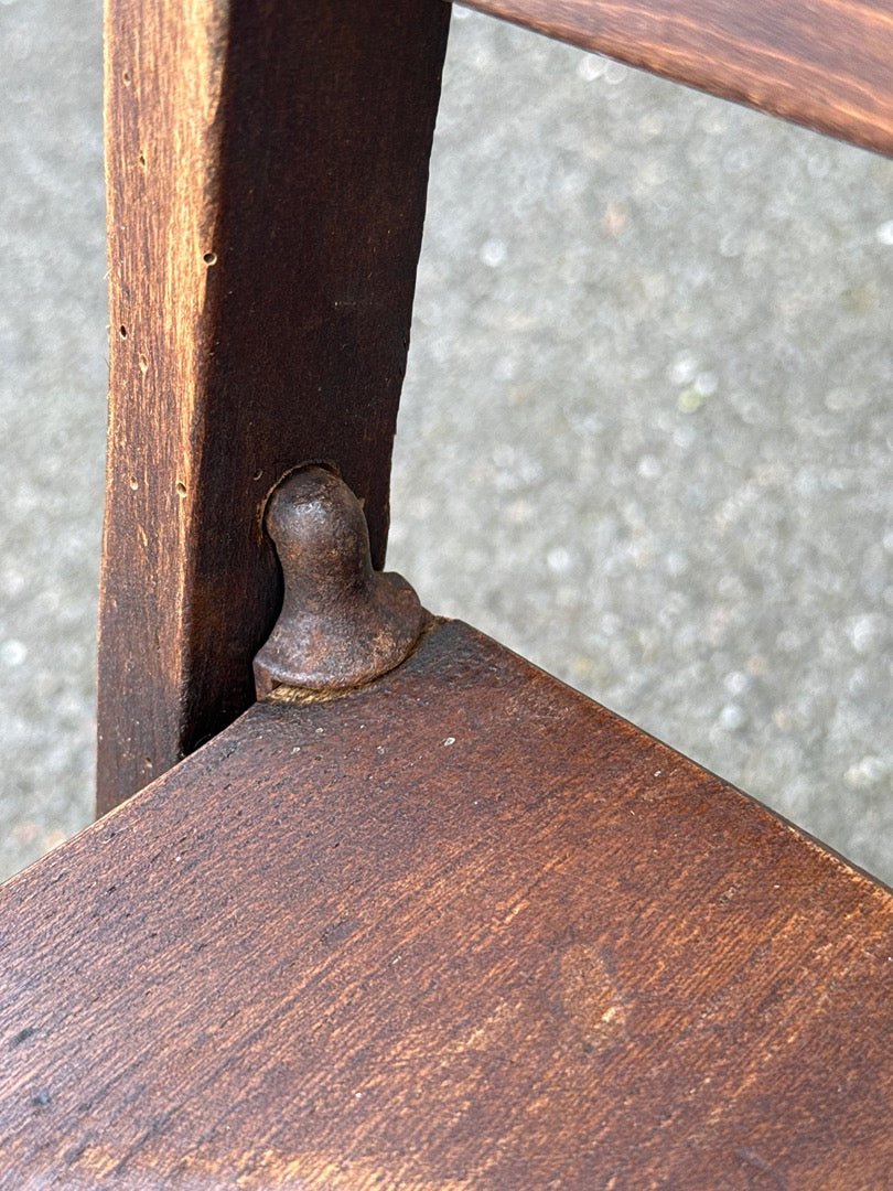 Chaise pliante – Vintage – Mobilier – Bois patiné