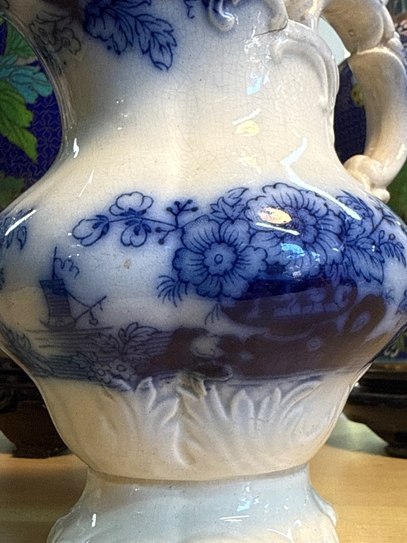 Pichet – Flow Blue – Vaisselle – Décor floral bleu