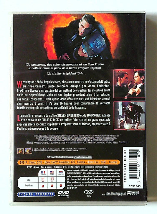 Dvd Minority Report tom Cruise Steven Spielberg