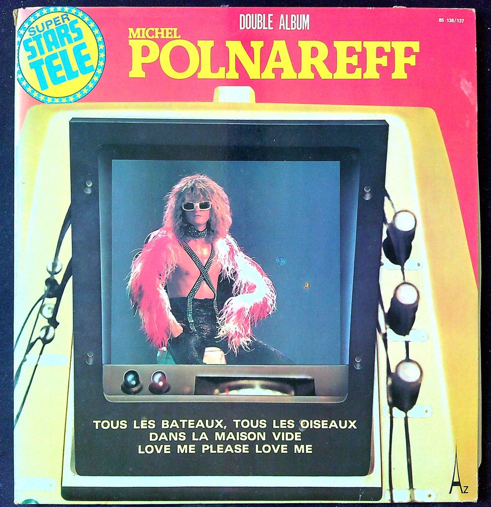 Vinyle Michel Polnareff Double Album Super Stars Télé