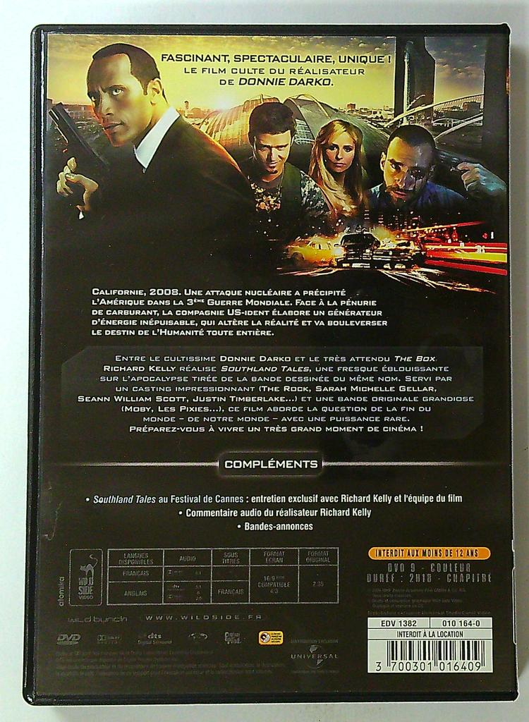 dvd Southland Tales Richard Kelly Wild Side